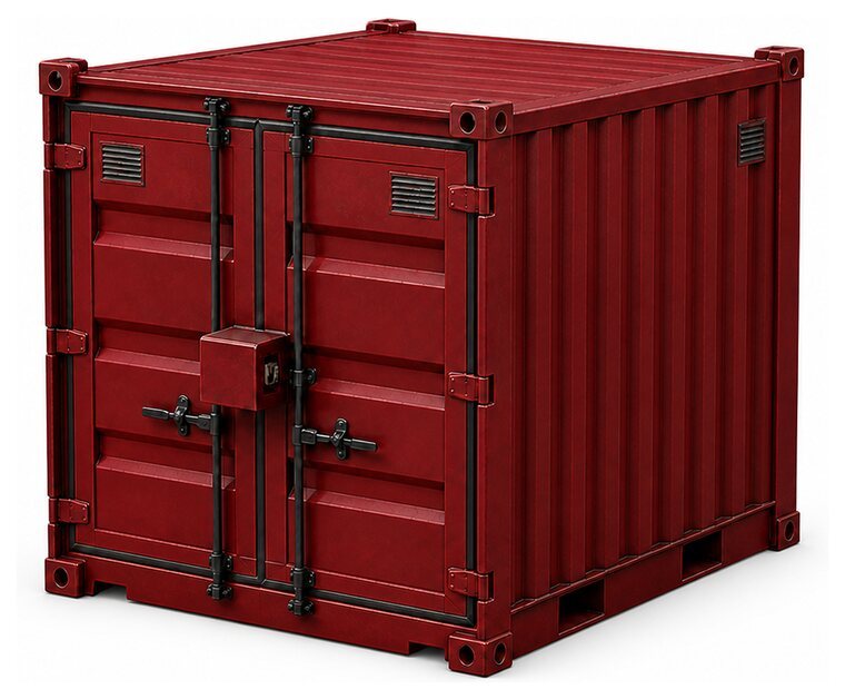 Förrådscontainer på 8 fot