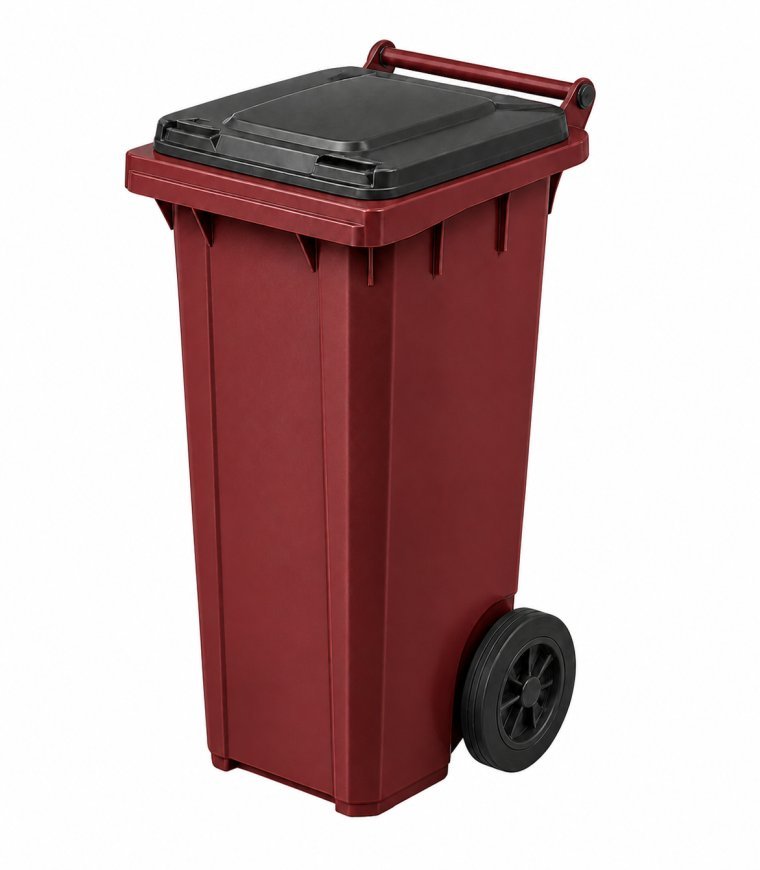Kärl på 140 liter med två hjul