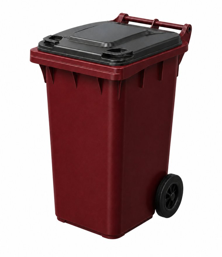 Kärl på 240 liter med två hjul